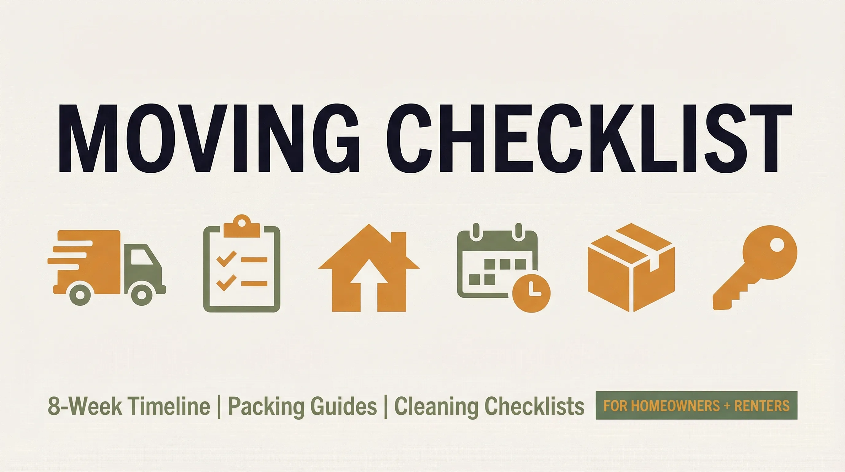 Moving Checklist — The 8-Week Relocation Toolkit That Pays for Itself